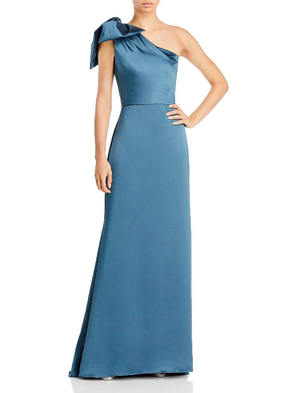 Your Favorite Items on Sale Now!Womens Satin A-Line Evening Dress