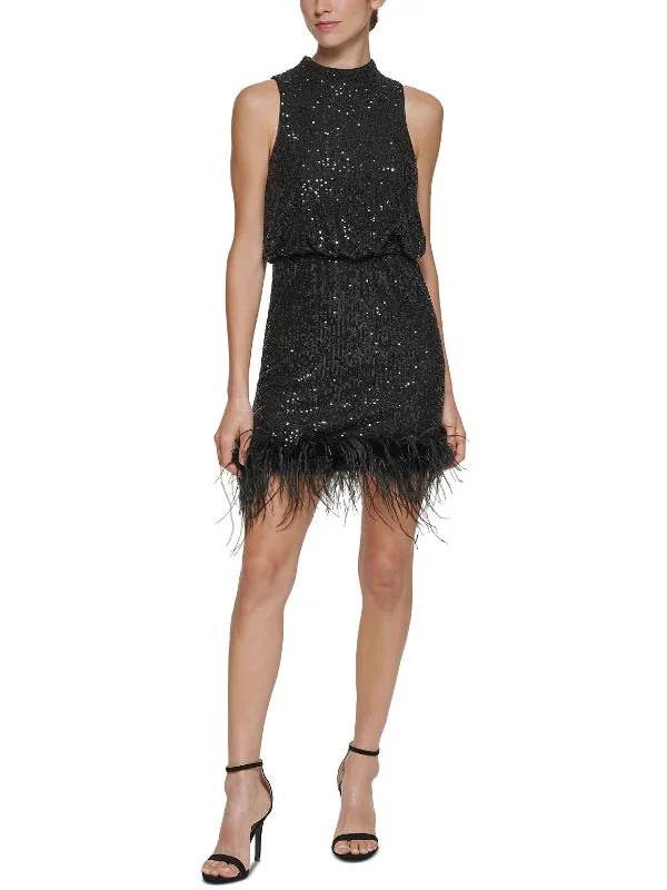 Don’t Wait – Deals Won’t Last!Womens Sequined Mini Cocktail and Party Dress
