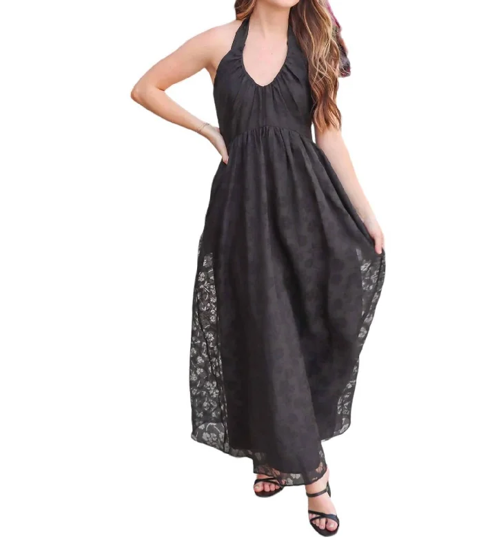 Must-Have Deals Inside!A Dream Lace Maxi Dress In Black