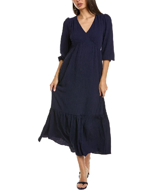 Save More with Every Purchase!Anne Klein Flounce Maxi Dress
