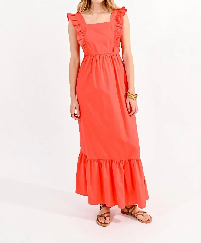 Everything Must Go!Anytime Maxi Dress In Red