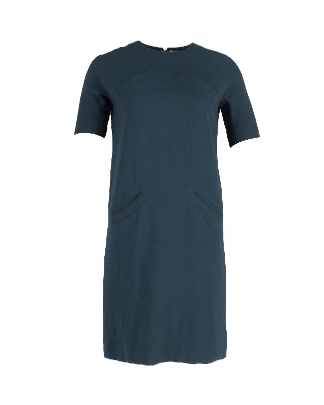 Today’s Deals, Tomorrow’s Regrets!Balenciaga 60s Mini Dress in Green Acetate