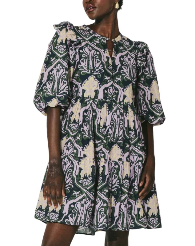 Huge Savings – Act Now!Camden Mini Dress In Casablanca Print