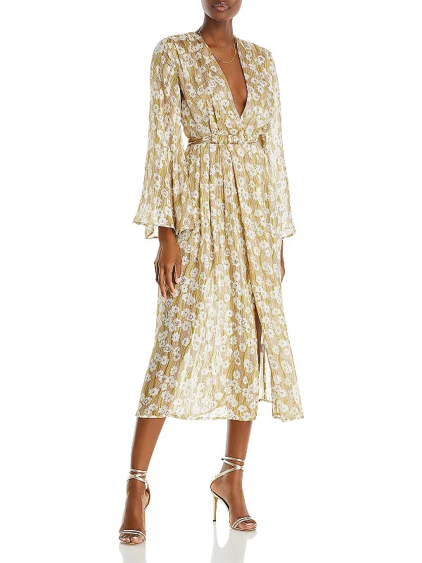 Lowest Prices Guaranteed!Dayton Womens Shadow Stripe Long Maxi Dress