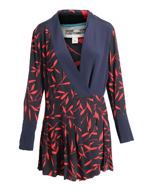 Special Offer – Act Fast!Diane Von Furstenberg Kimono Mini Dress in Multicolor Silk Special Offer – Act Fast!Diane Von Furstenberg Kimono Mini Dress in Multicolor Silk