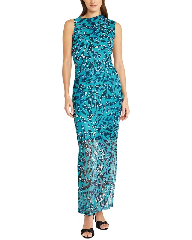 Buy One, Get One Free!Donna Morgan Wet Power Mesh Maxi Dress