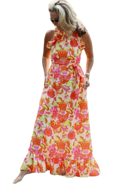 Hottest Discounts of the Year!Dove Maxi Dress In Falconer Sunburst