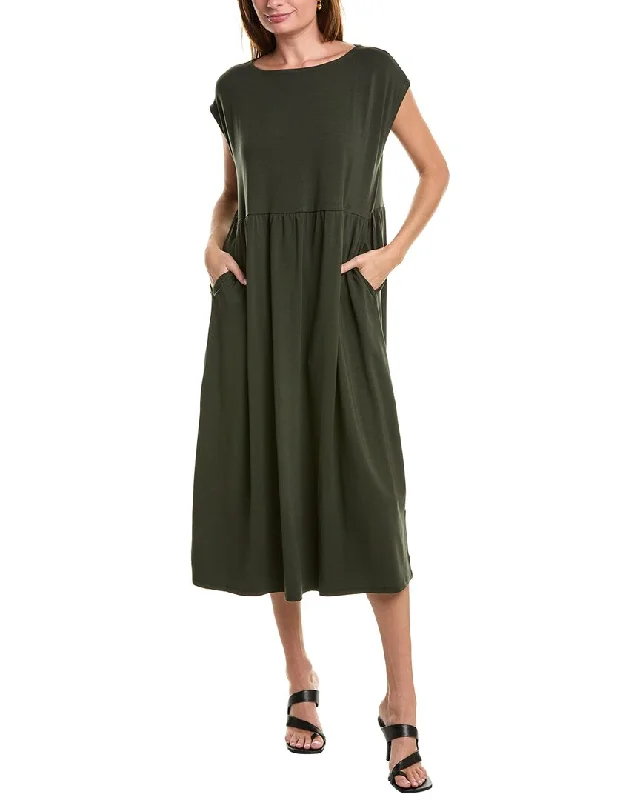 Get It Before It’s Gone!EILEEN FISHER Gathered Midi Dress