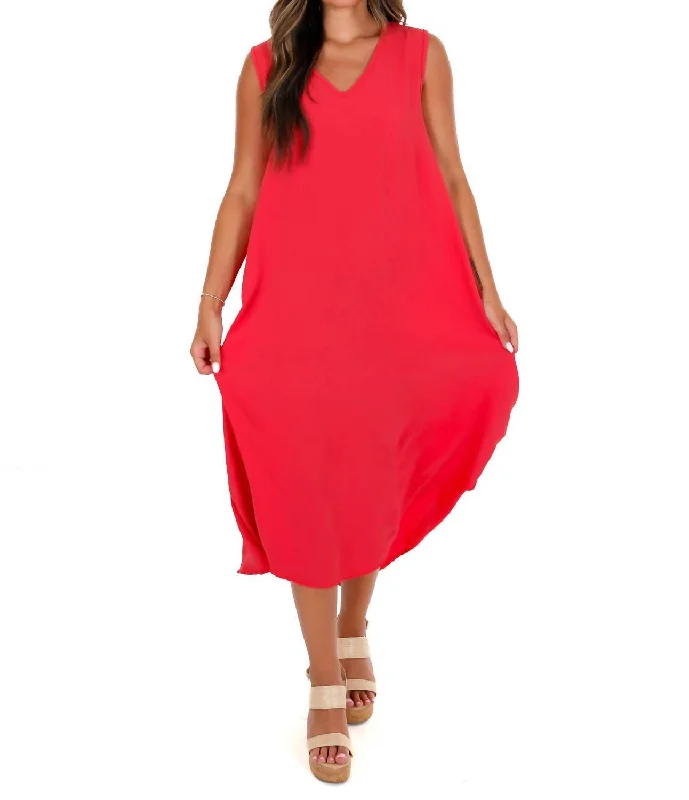 Today’s Deals, Tomorrow’s Regrets!Everyday Essential Maxi Dress In Coral