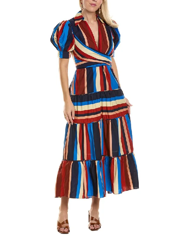 Save More with Every Purchase!FARM Rio Tie Front Midi Dress
