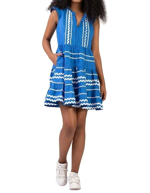 Limited Deals, Unlimited Savings!Floss Mini Dress In Blue