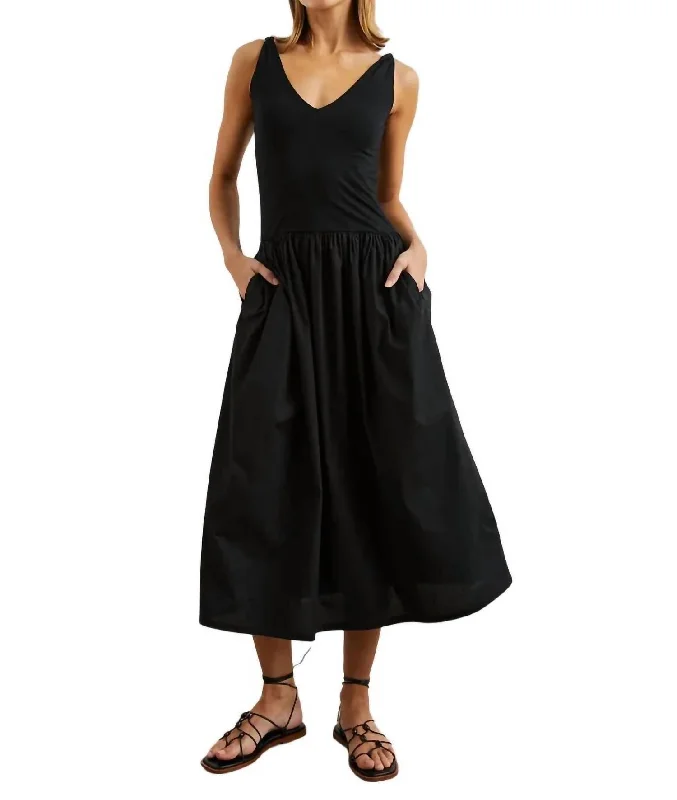 Don’t Wait – Deals Won’t Last!Franca Midi Dress In Black