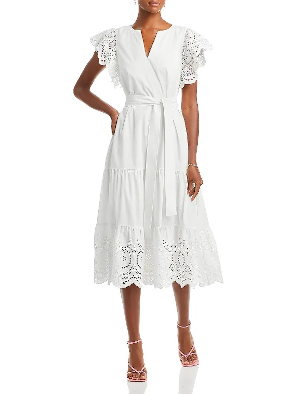 The Best Offers Are Here!Gia Womens Eyelet Cotton Maxi Dress