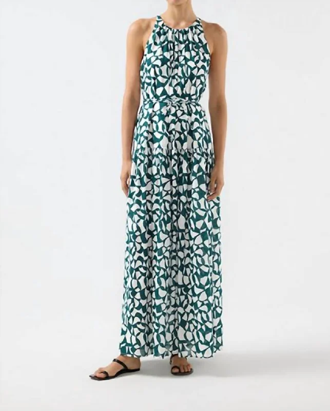 Your Discount is Waiting!Giovanni Kaleidoscope Print Maxi Dress In Green