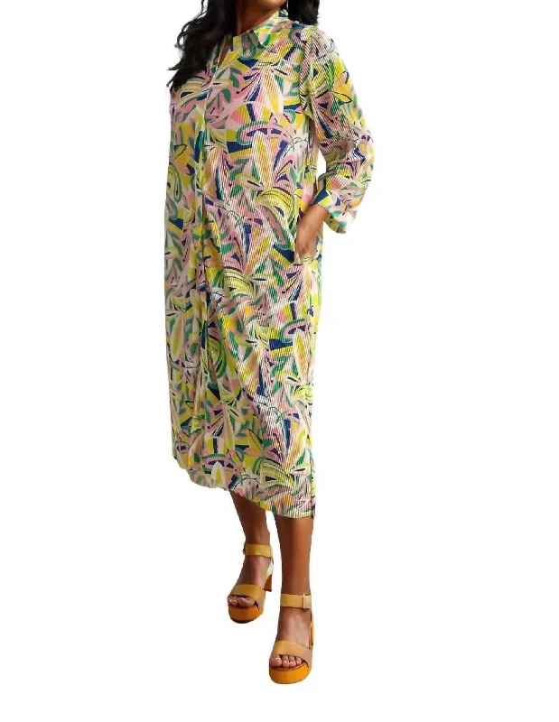 Flash Sale – Act Fast!Harmony Button Down Midi Dress In Pink
