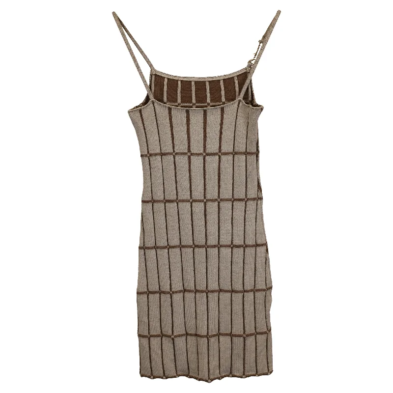 Don’t Wait – Deals Won’t Last!Jacquemus La Robe Maille Malha Mini Dress in Brown Viscose Don’t Wait – Deals Won’t Last!Jacquemus La Robe Maille Malha Mini Dress in Brown Viscose