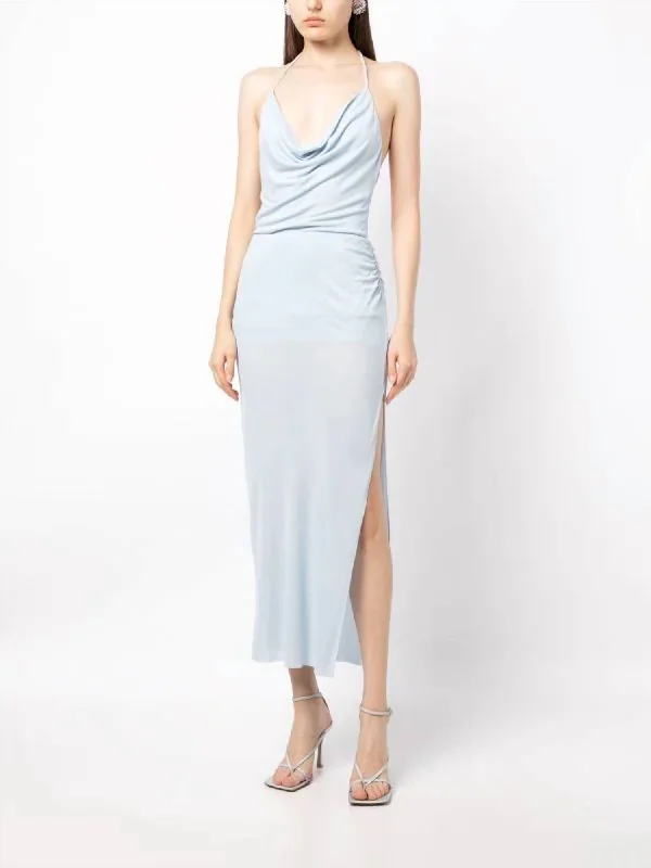 The Best Sale of the Year!Lexie Cowl Maxi Dress In Ice Blue