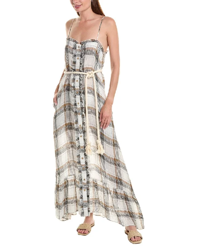 Save More with Every Purchase!Lisa Marie Fernandez Linen-Blend Maxi Dress
