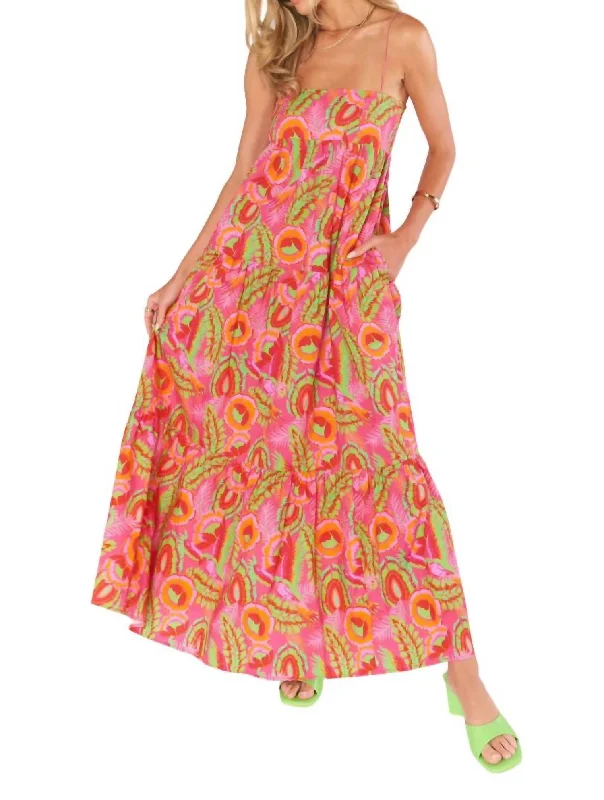 Don’t Wait – Deals Won’t Last!Long Weekend Maxi Dress In Paradise Palms