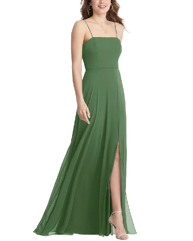 Don't Miss Out!Lovely Square Neck Chiffon Maxi Dress