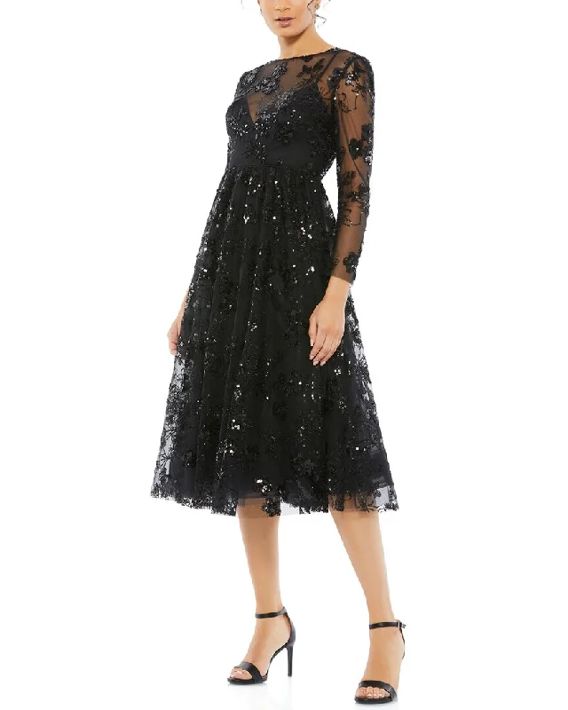 Mega Sale Happening Now!Mac Duggal   A-Line Midi Dress