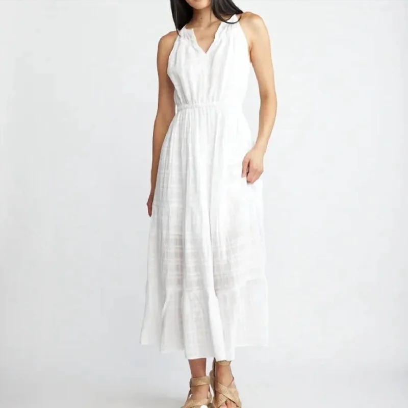 Buy More, Pay Less!Malibu Maxi Dress In White