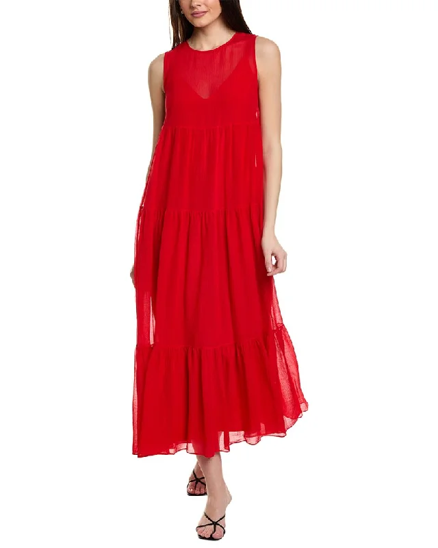 Your Best Deals Are Here!Max Mara Studio Fago Silk-Blend Maxi Dress