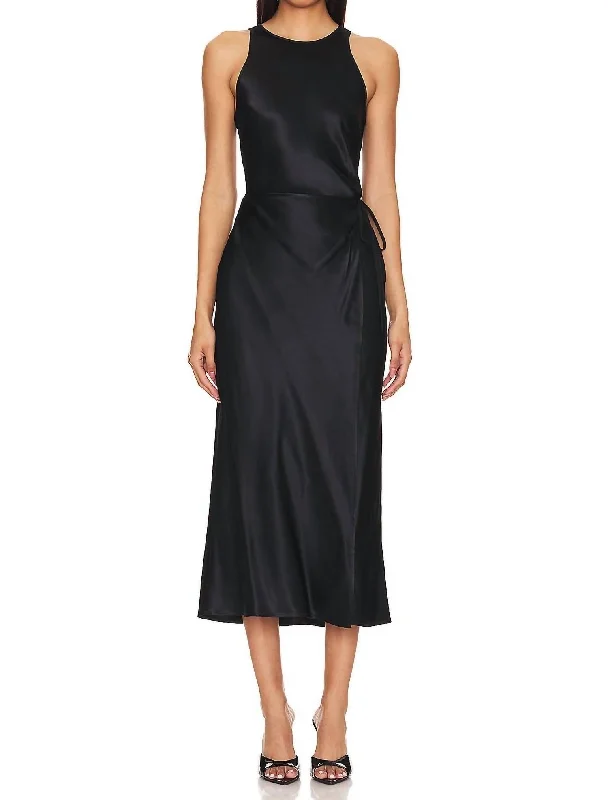 Don’t Wait – Deals Won’t Last!Navi Midi Dress In Black