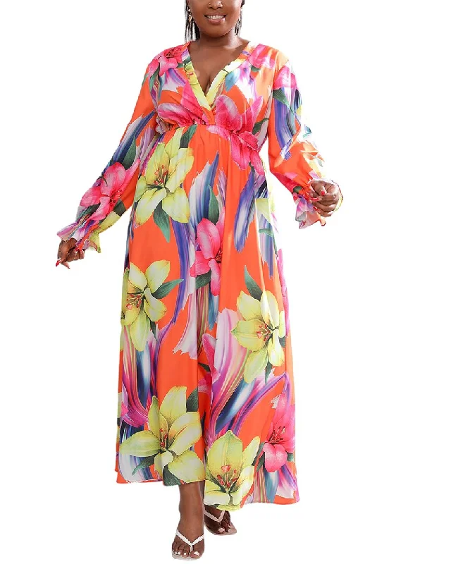 Snag the Best Prices Now!Nino Balcutti Plus Maxi Dress