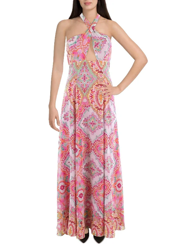 Instant Savings Await!Normani Womens Chiffon Long Maxi Dress