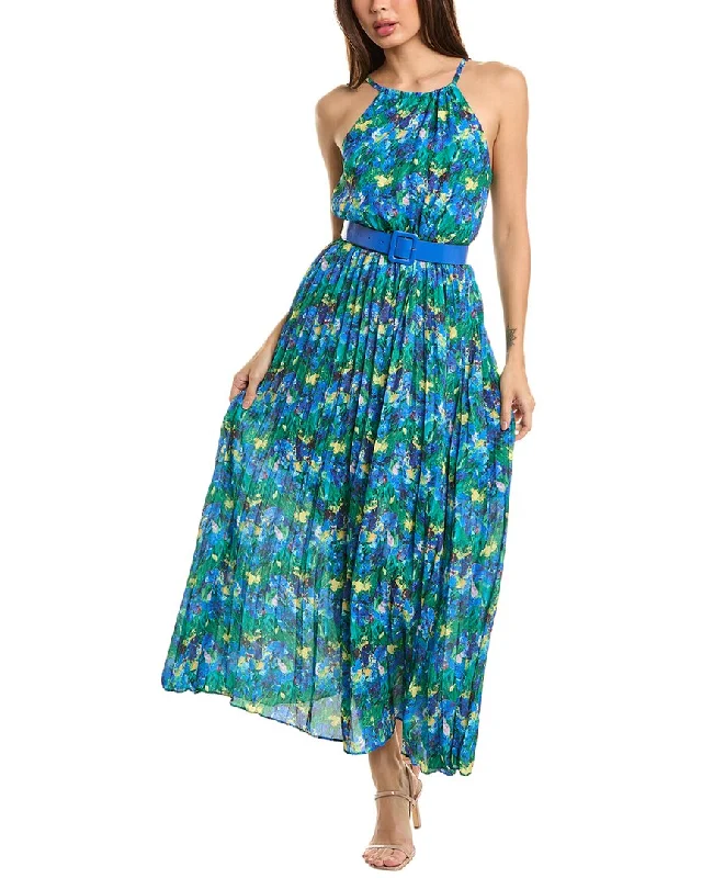 Stock Up and Save!Pascale La Mode Accordion Pleated Midi Dress