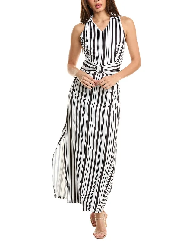 Save Up to 50% Off!Pascale La Mode Striped Midi Dress