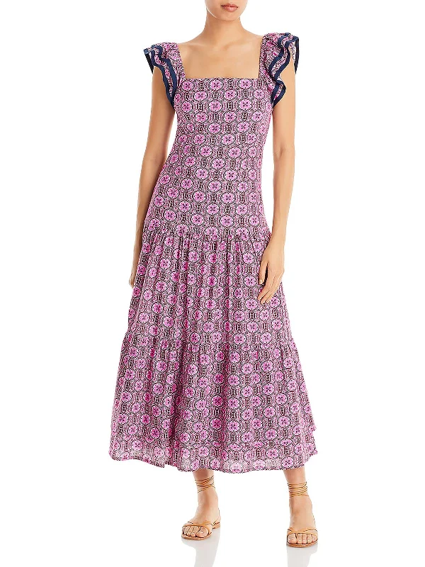 Unbeatable Prices!Pippa Womens Pattern Cotton Maxi Dress