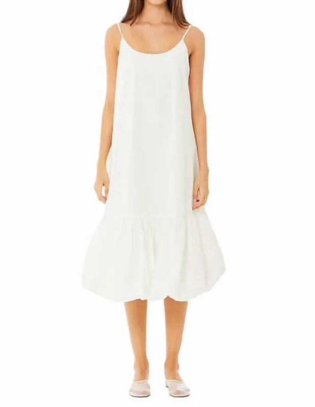 The Sale You’ve Been Waiting For!Poplin Midi Dress In Cloud