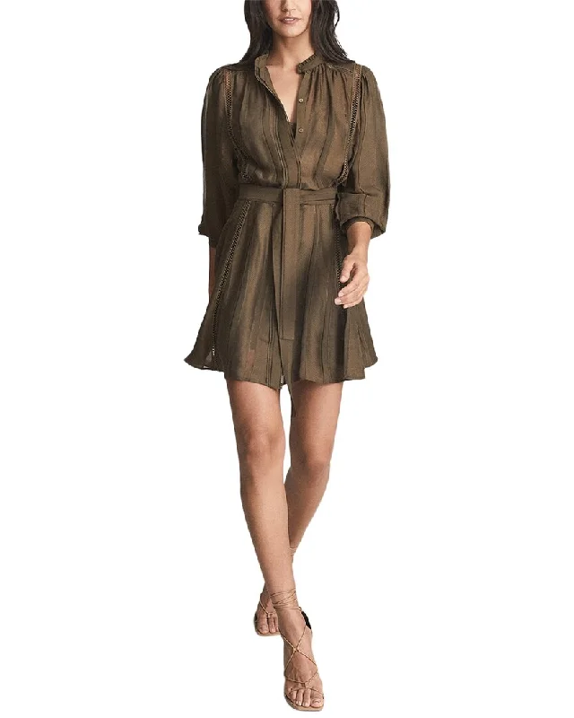 Stock Up and Save!Reiss Harriet Lace Trim Mini Dress