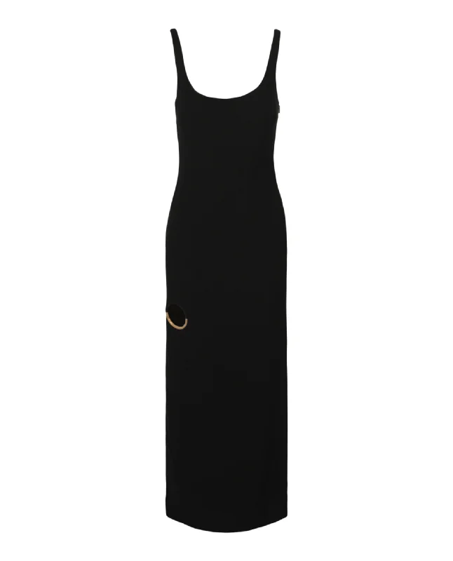Score Big Savings Today!Ring Cutout Sleeveless Maxi Dress