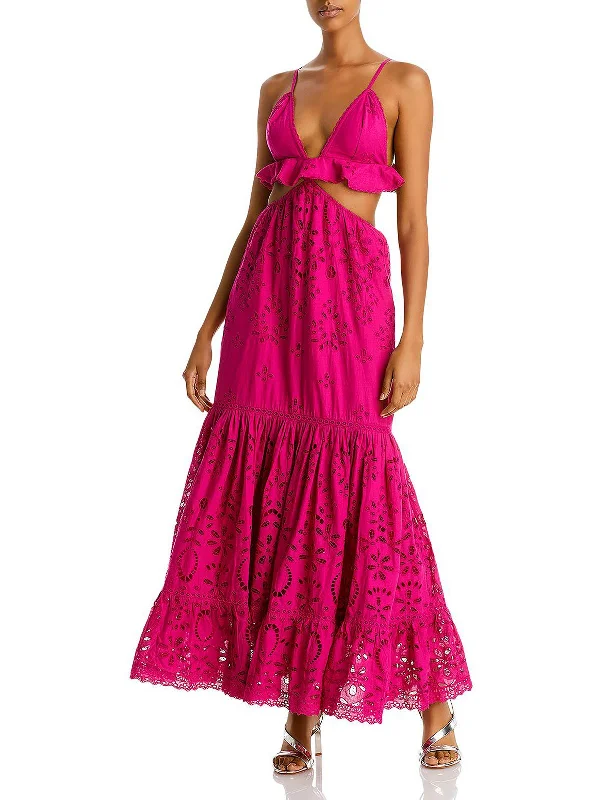New Discounts Just Dropped!Sasha Womens Cut-Out Long Maxi Dress