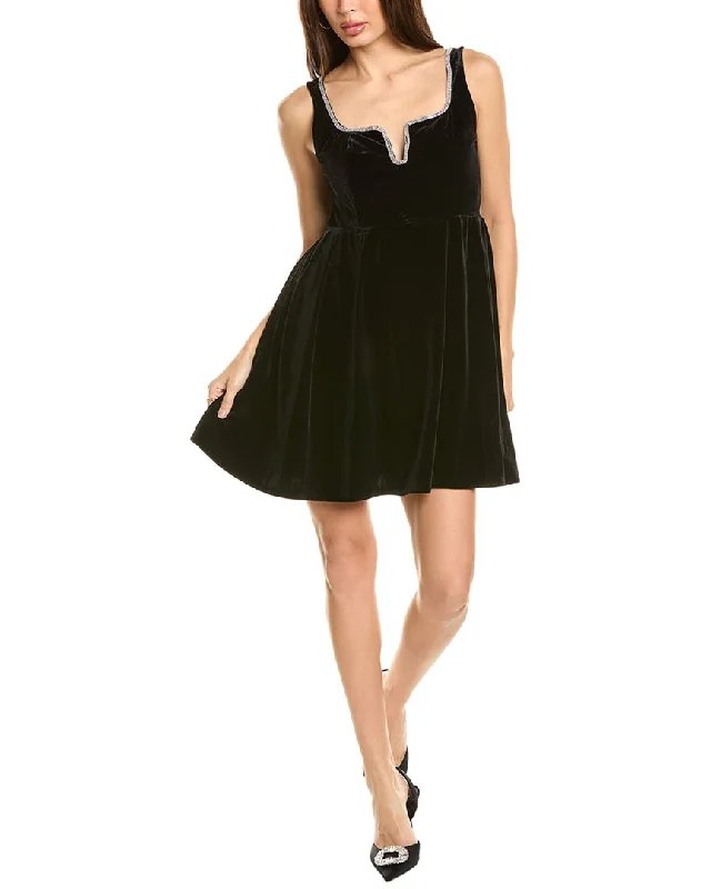 Score Big Savings Today!Seraphina Velvet Mini Dress
