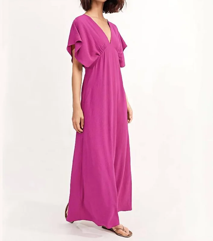 Price Drops You’ll Love!Seville Maxi Dress In Fuchsia