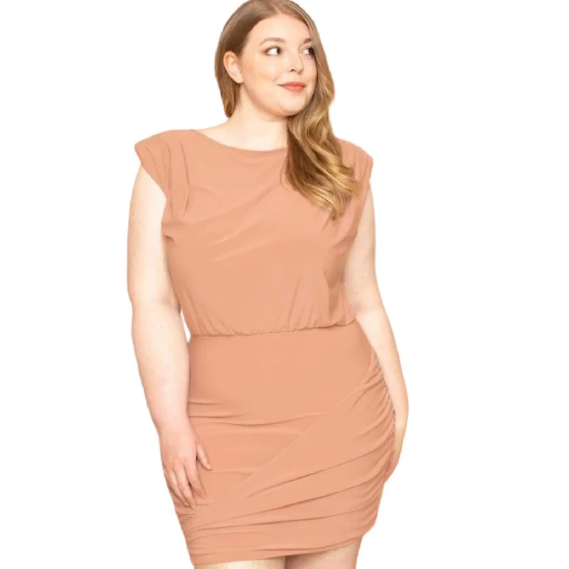 Buy More, Pay Less!Shirring Detailed Mini Dress