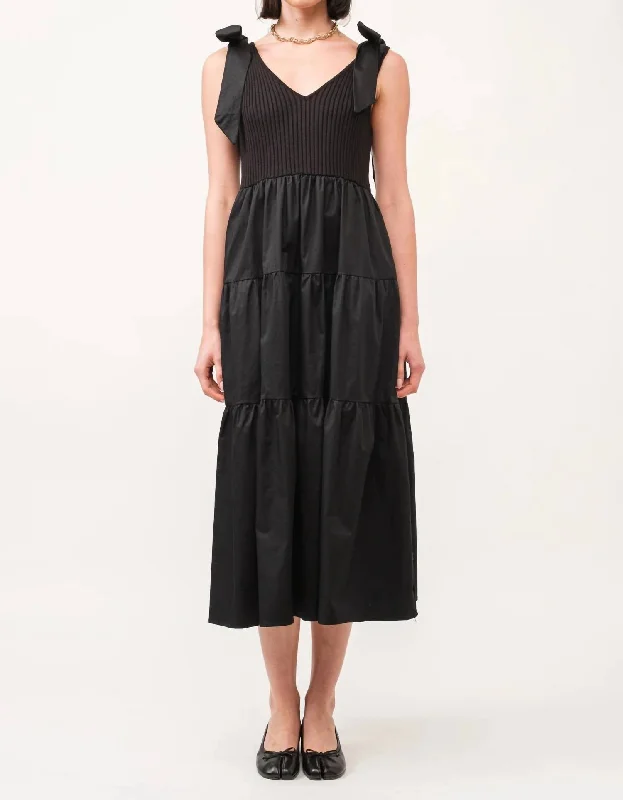 Today’s Deals, Tomorrow’s Regrets!Sienna Midi Dress In Black