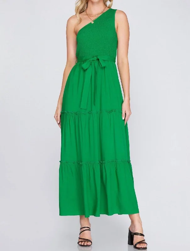 Shop Today, Save Tomorrow!Sierra Smocked Maxi Dress In Green