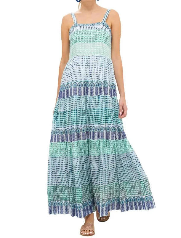 Sale Alert – Get Ready to Shop!Strappy Maxi Dress In Green Astrid