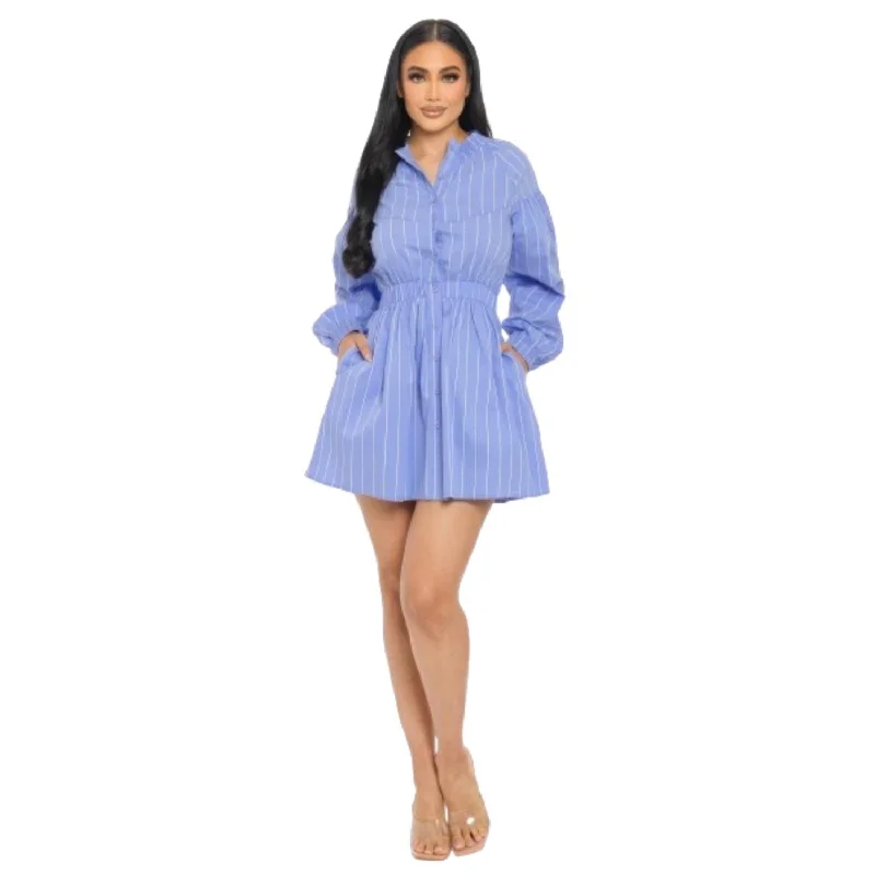 Act Fast – Limited Time Savings!Striped Mini Dress