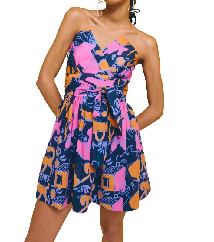 Get More, Spend Less – Shop Now!Tequila Mini Dress In Rito Azul