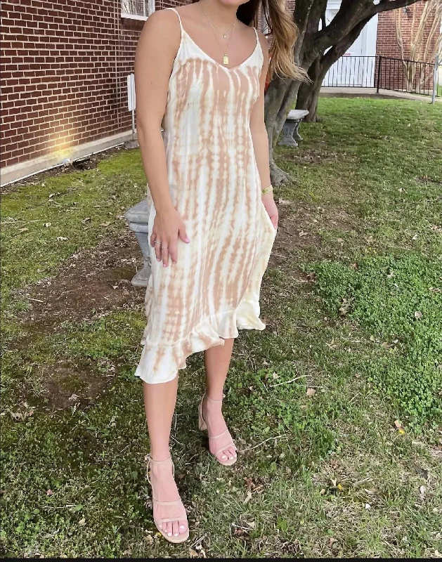 Find the Best Deals Here!Tie Dye Maxi Dress In Blush