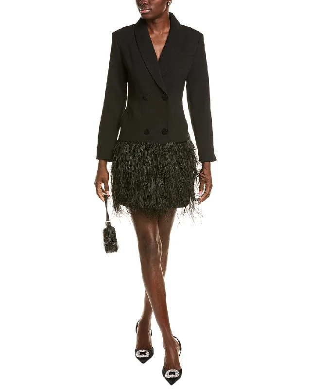 Shop Smart, Save Big!tyler böe Feather Jacket Mini Dress