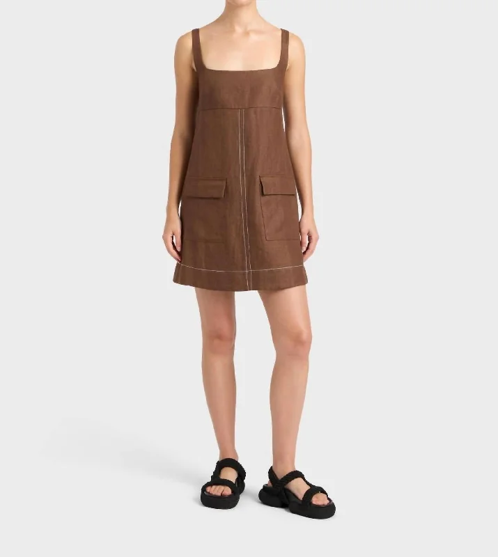Your Favorite Sale is Back!Varenna Mini Dress In Cocoa