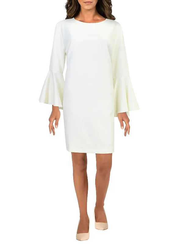 Save Money, Shop Happy!Womens Bell Sleeve Short Mini Dress