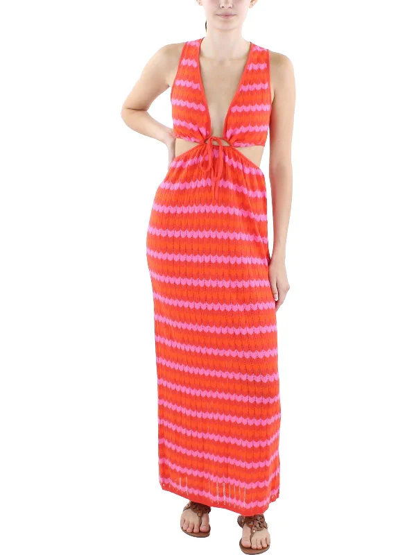 Exclusive Deals Just for You!Womens Cut-Out Sleeveless Maxi Dress